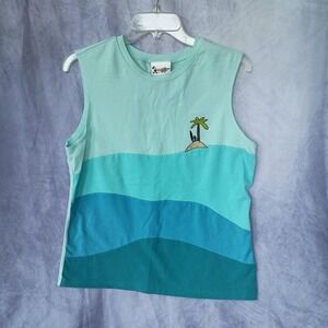 Walt Disney World Trader Mickey's Surf Gear Colorblock Tank Top